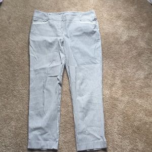 Ankle cropped dress pants